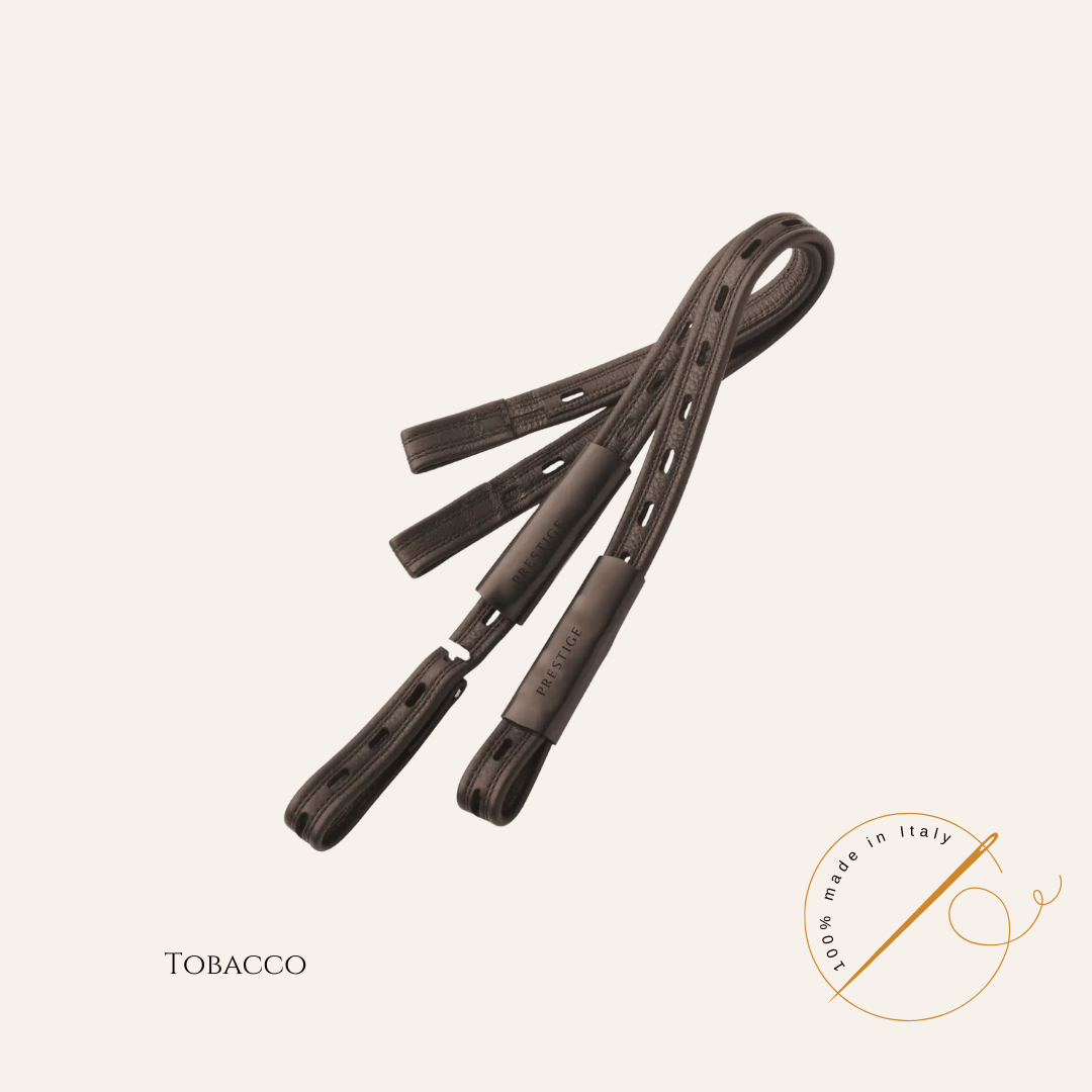 TMD Mono Stirrup Leathers With Classic Buckles – Non-Stretch Calfskin, 3 Colors & Sizes, Made In Poland