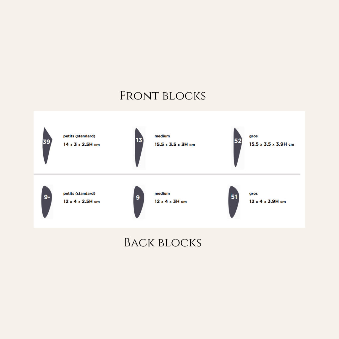 Pair of blocks - Mon Sellier