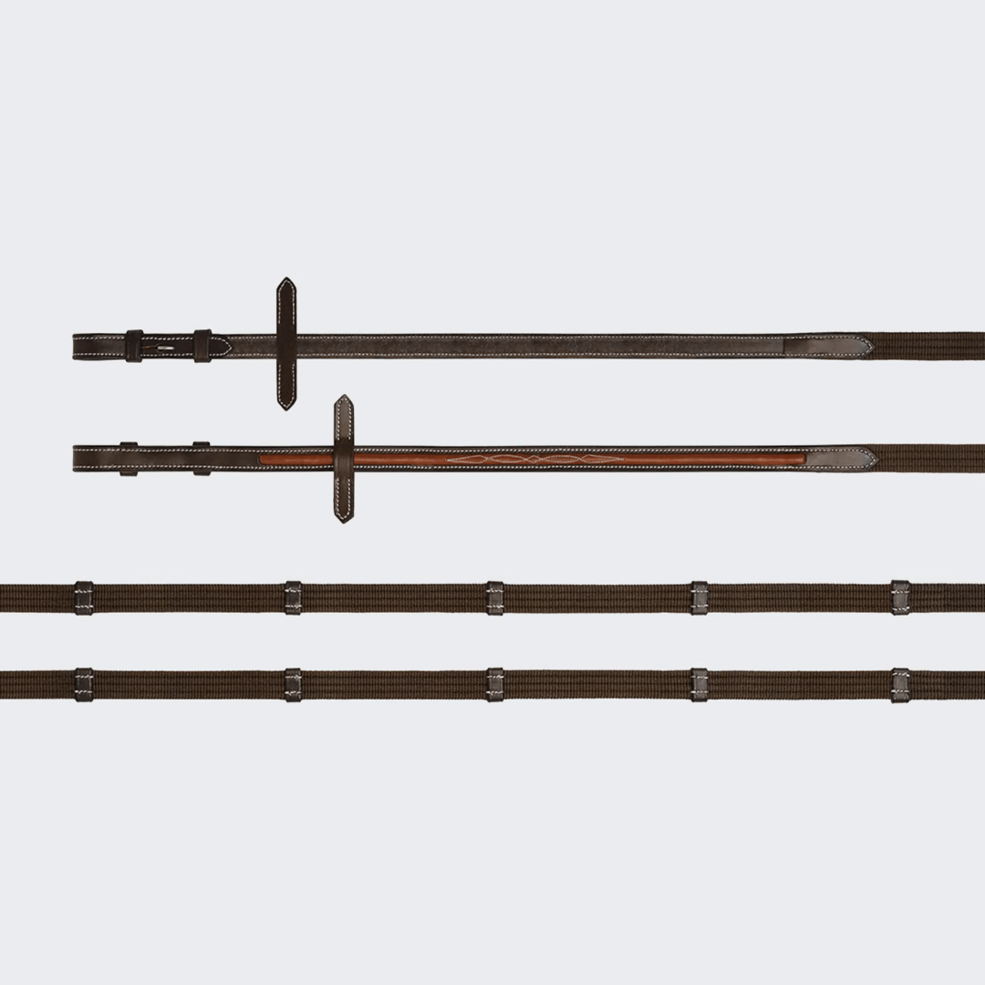 Reins (cotton reins two tones) - 3E089 - Mon Sellier